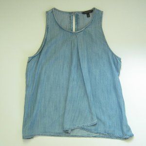 Banana Republic Factory Denim Crossover top